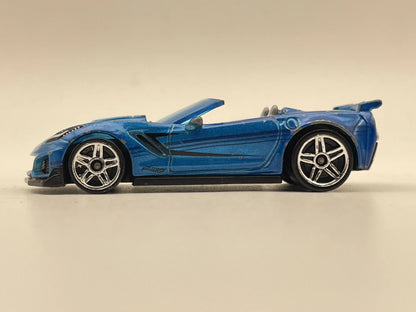 CHEVROLET CORVETTE ZR1 CONVERTIBLE, Hot Wheels 2019, Die cast GHB34, 1:64 – zdjęcie 3