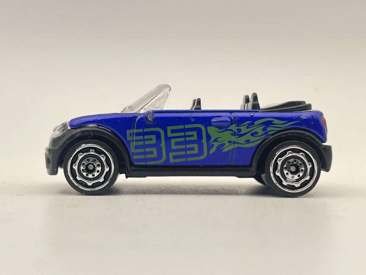 Jak Mini Cooper CONVERTIBLE, Teamsterz, Resoraki TM-9A, Niebieski, 1:64 – zdjęcie 3