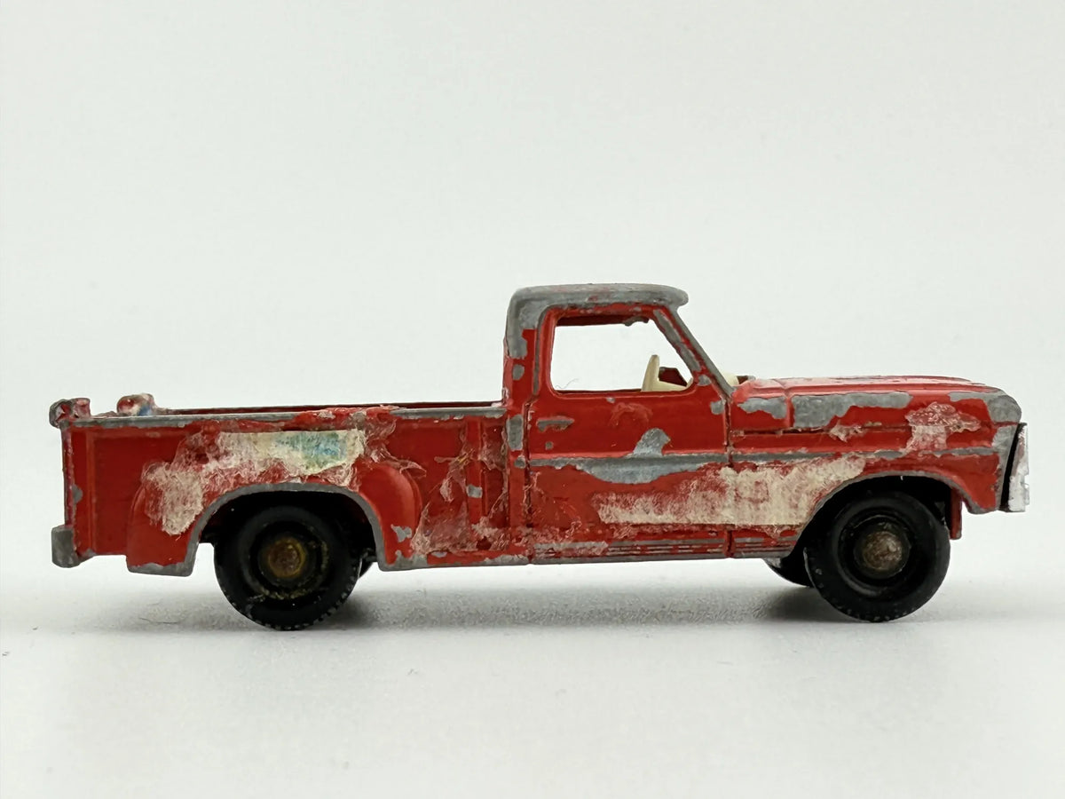 FORD PICK-UP, Matchbox, Made in England, Die cast NP6, Czerwony, 1:64 – zdjęcie 3