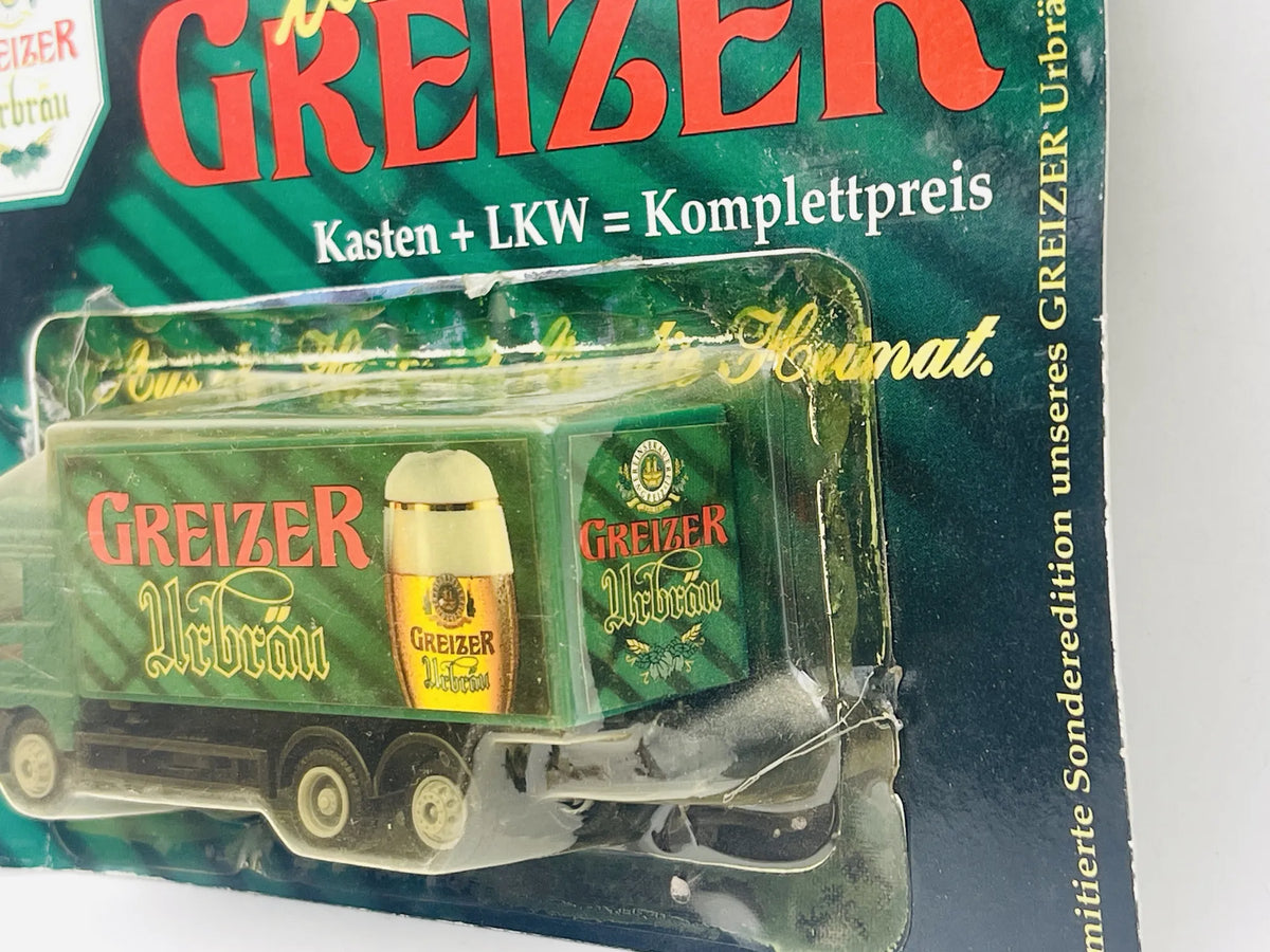 Ciężarówka Dystrybucyjna DGD 1:87 GREIZER Urbrau Blister Zielony Reklama – zdjęcie 3
