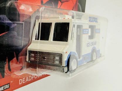 Dairy Delivery Hot Wheels 2018 DeadPool 1:64 Food Truck ICE CREAM Blister – zdjęcie 3