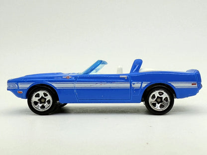 69 Shelby Gt-500 Hot Wheels Niebieski 1:64 – zdjęcie 3