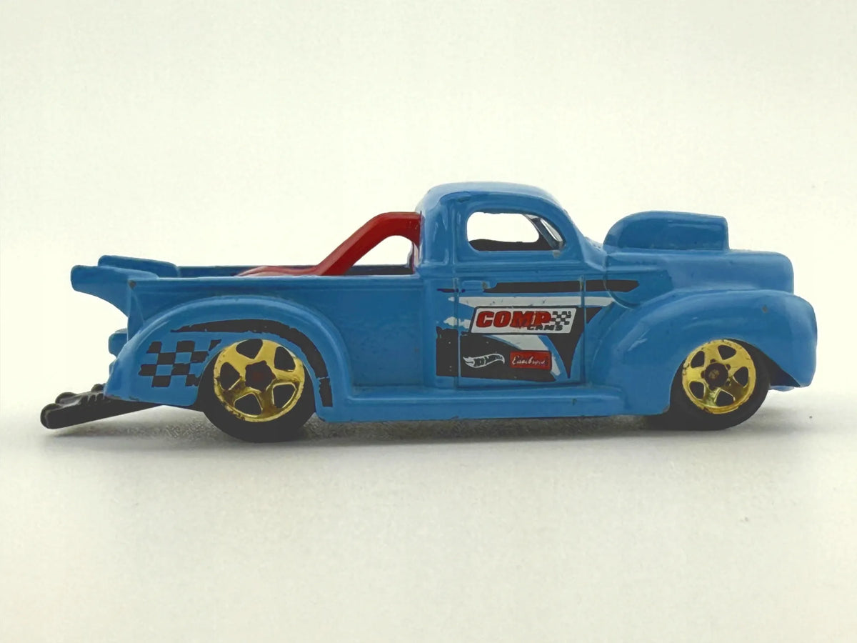 '40 Ford Pickup Hot Wheels 2021 Niebieski 1:64 – zdjęcie 3