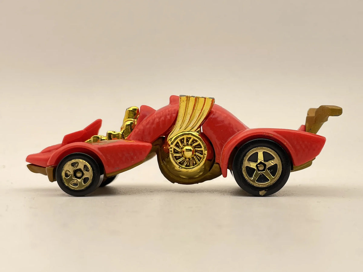 Knight Draggin', Hot Wheels 2013, Die cast BDC86, Czerwony, 1:64, Resoraki – zdjęcie 3