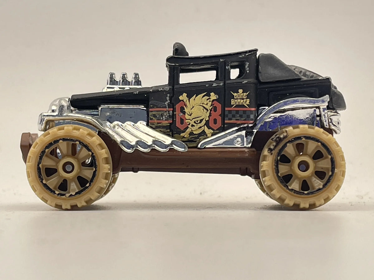 BAJA BONE SHAKER, Hot Wheels 2012, Die cast I NL, Czarny, 1:64 – zdjęcie 3