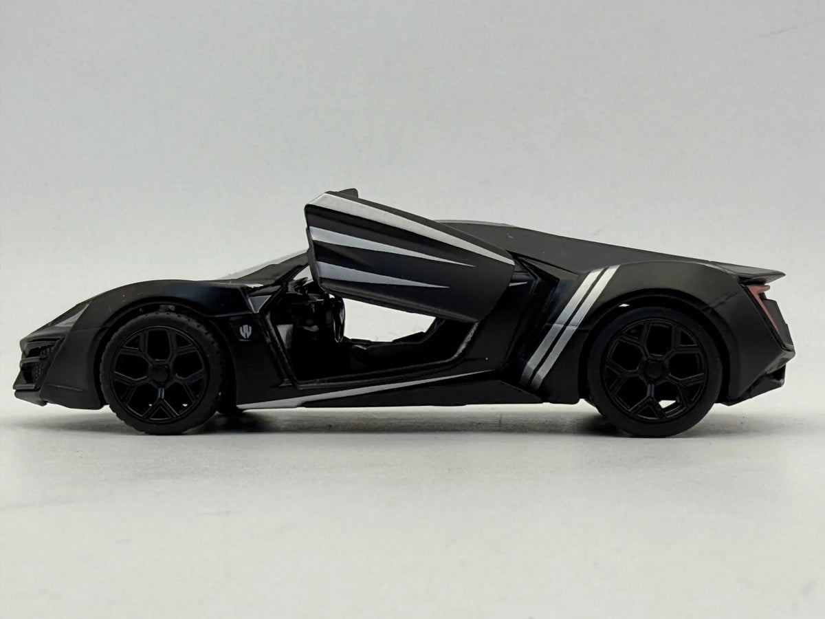 LYKAN HYPERSPORT MARVEL AVENGERS, Jada Toys, Die cast, Czarny 1:32 Resoraki – zdjęcie 3