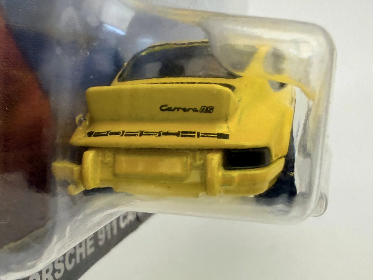 PORSCHE 911 CARRERA RS 2.7 Car Culture Hot Wheels 2024 Żółty 1:64 Premium – zdjęcie 3