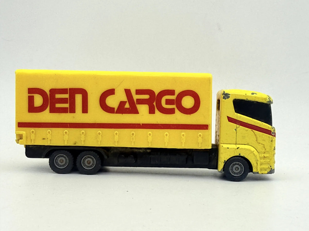 CIĘŻARÓWKA DEN CARGO, Teamsterz, Die cast FY7 7NY, Żółty, 1:64, Resoraki – zdjęcie 3