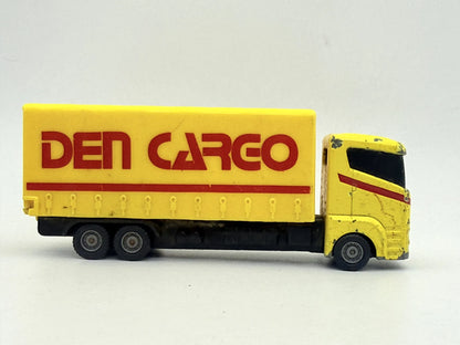 CIĘŻARÓWKA DEN CARGO, Teamsterz, Die cast FY7 7NY, Żółty, 1:64, Resoraki – zdjęcie 3