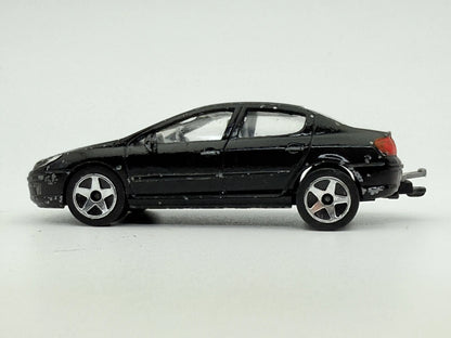 Peugeot 407, Majorette, Resoraki, Die cast 1:64, czarny – zdjęcie 3
