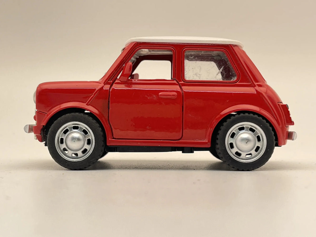 Mini Cooper, Resoraki, Die cast 1:36, czerwony – zdjęcie 3