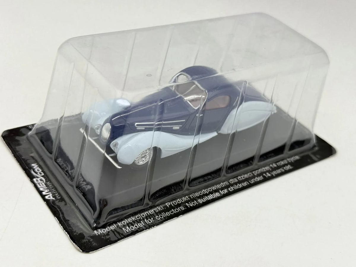 TALBOT LAGO T150SS FIGONI FALASCHI Z 1938 R. AmerCom Niebieski 1:43 – zdjęcie 3
