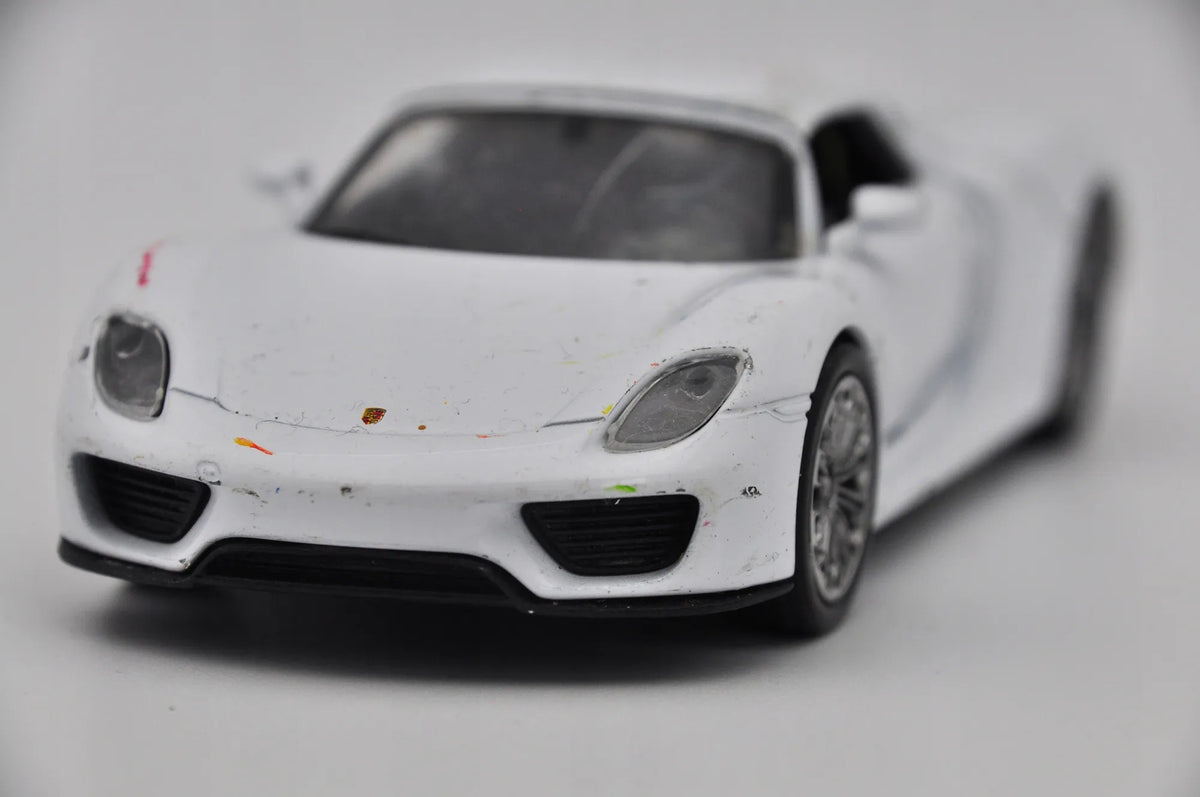 Porsche 918 Spyder Welly Biały 1:43 – zdjęcie 3