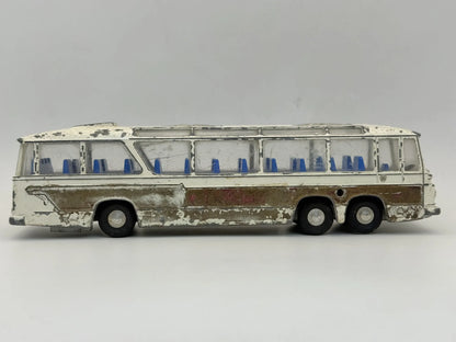 Autobus Vega Major Luxury Coach Dinky Toys '70 Biały 1:36 Made in England – zdjęcie 3