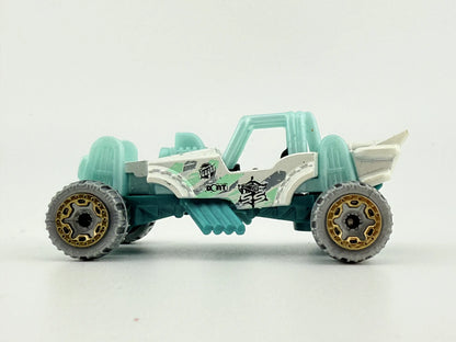 FUTURYSTYCZNY BUGGY, Hot Wheels 2013, Die cast BDC94, Biały, 1:64, Resoraki – zdjęcie 3