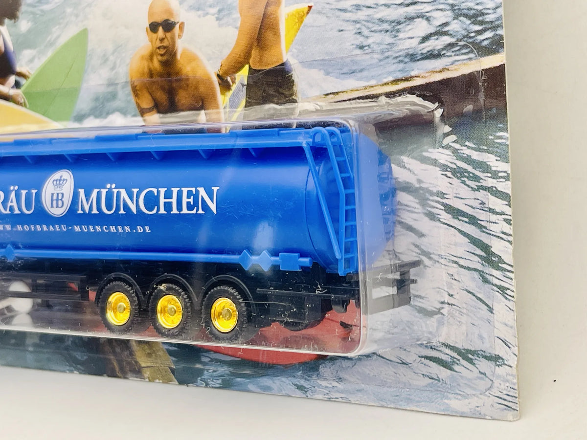 Scania Hümmer 1:87 Ciężarówka Promocyjna HOFBRÄU MÜNCHEN Blister Niebieski – zdjęcie 3
