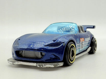 Mazda Mx-5 Hot Wheels 2015 Niebieski 1:64 – zdjęcie 3