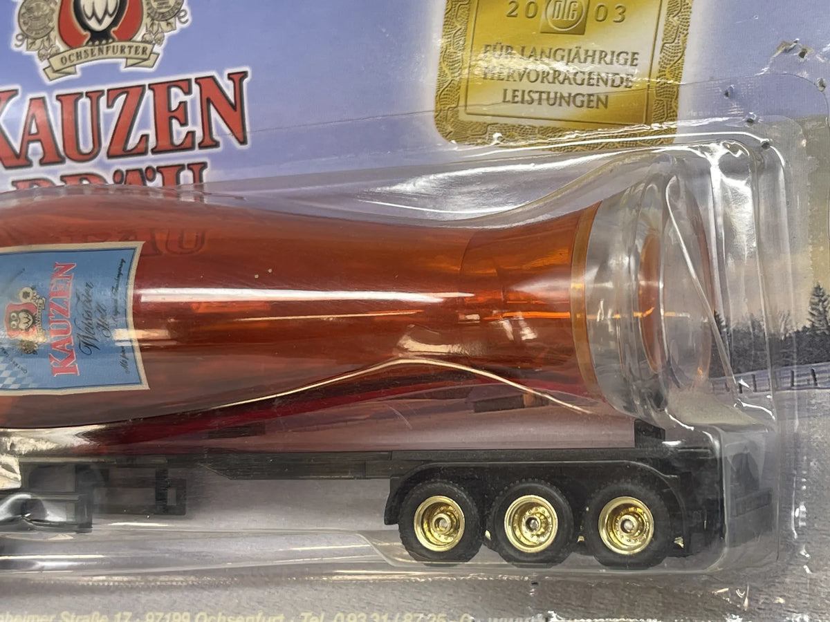 Freightliner Grell 1:87 Ciężarówka Promocyjna KAUZEN BRÄU Blister Zielony – zdjęcie 3