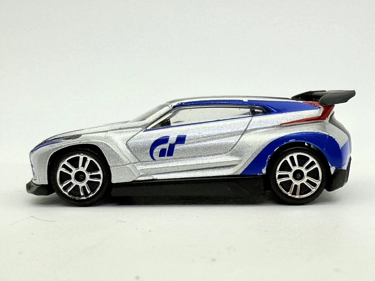 Mitsubishi Xr-Phev Vision Gran Turismo Majorette Srebrny 1:64 – zdjęcie 3