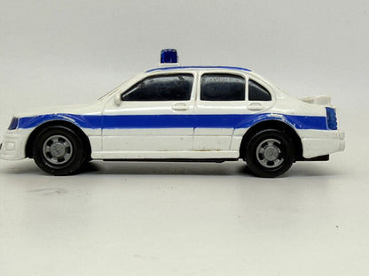 Jak Mercedes-Benz Police ok 2005 Biały 1:32 Sedan Policja Vintage Model – zdjęcie 3