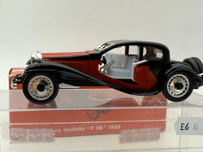 BUGATTI T60 RIO Czarny 1:43 Made in Italy – zdjęcie 3