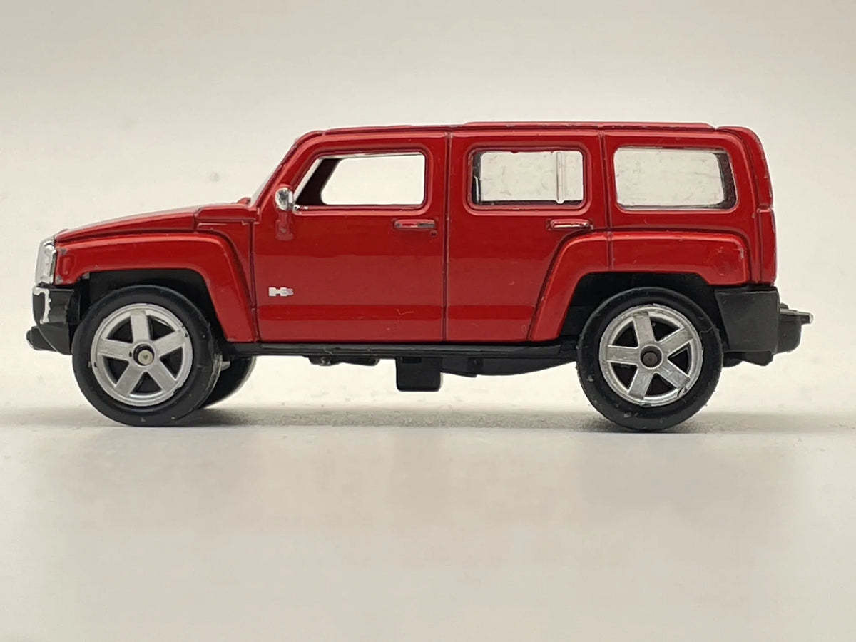 HUMMER H3, Welly, Resoraki, Die cast No.52284, Czerwony, 1:64 – zdjęcie 3