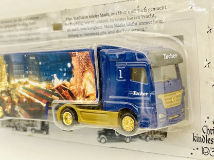 Mercedes-Benz Actros High Speed 2004 1:87 Tucher Blister Niebieski – zdjęcie 3