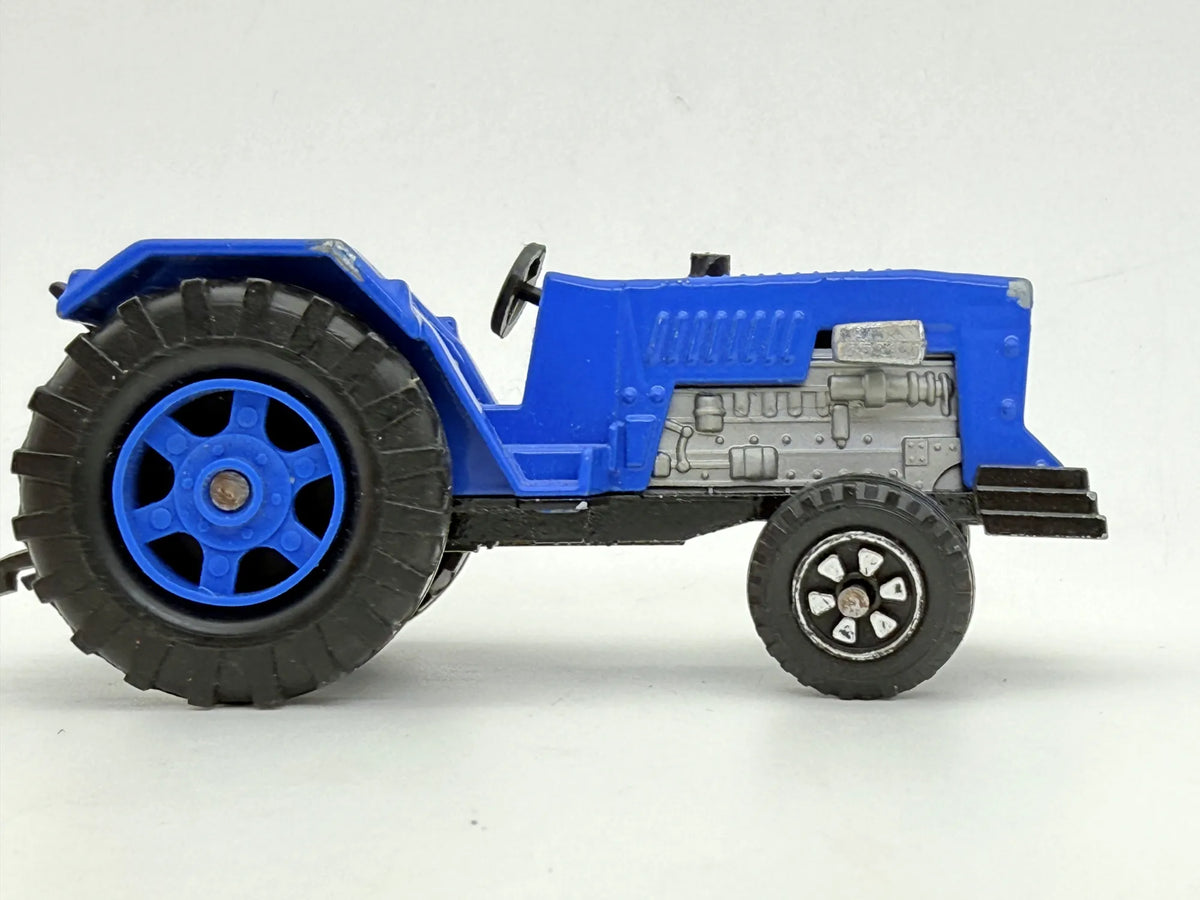 TRAKTOR, Majorette, Made in France, Die cast 305, Niebieski, 1:36, Resoraki – zdjęcie 3