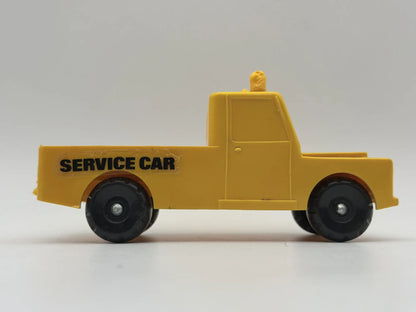 LAND ROVER PICKUP SERVICE CAR, LKE PROD Made in Denmark ok. 1975, Guma 1:25 – zdjęcie 3