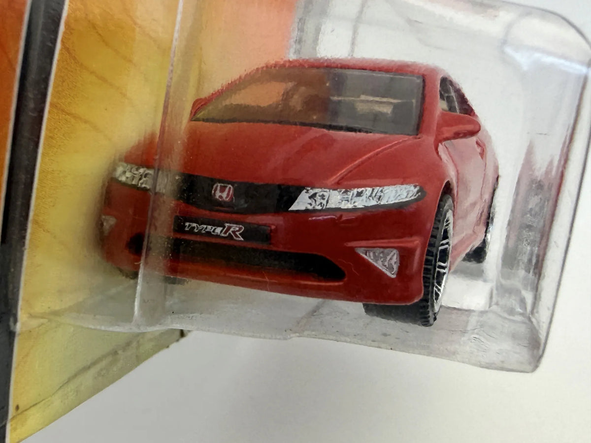 '08 HONDA CIVIC TYPE R MBX METAL Matchbox 2008 Czerwony 1:64 – zdjęcie 3