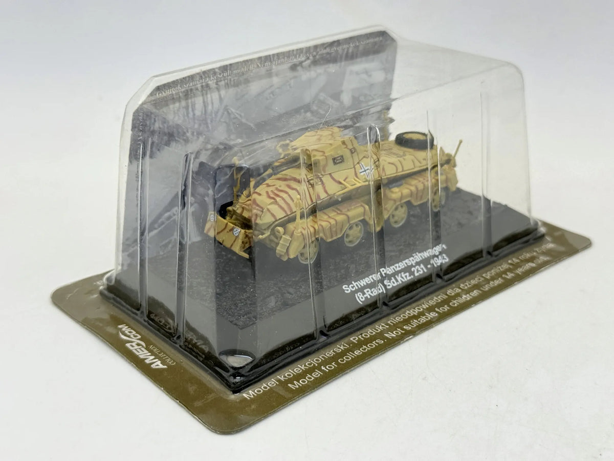 Sd.Kfz. 231 8 Rad - 1943 Tanks of the World Wojsko AmerCom Piaskowy 1:72 – zdjęcie 3