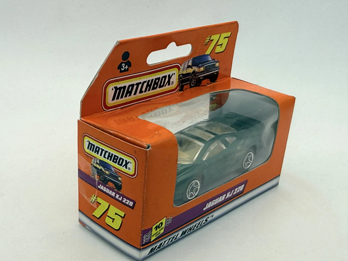 JAGUAR XJ220 Matchbox 1998 Zielony 1:64 – zdjęcie 3