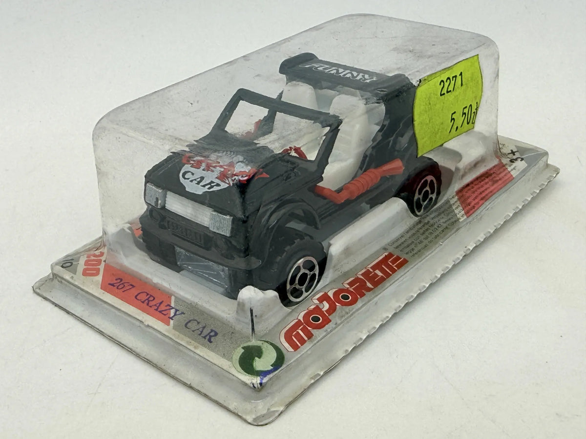 CRAZY CAR Majorette '90 Czarny 1:64 – zdjęcie 3