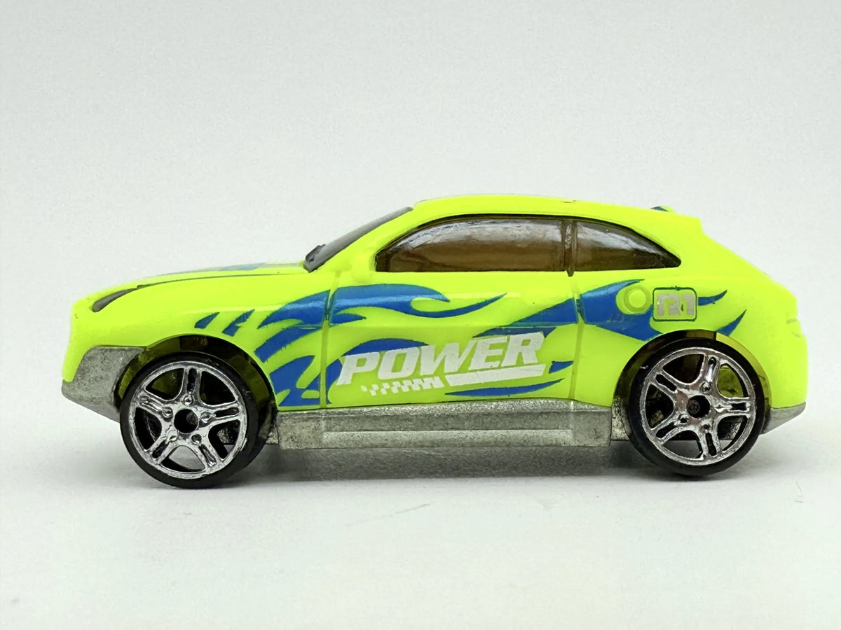 Power Concept Car, die cast resoraki, 1:60, żółty jaskrawy – zdjęcie 3
