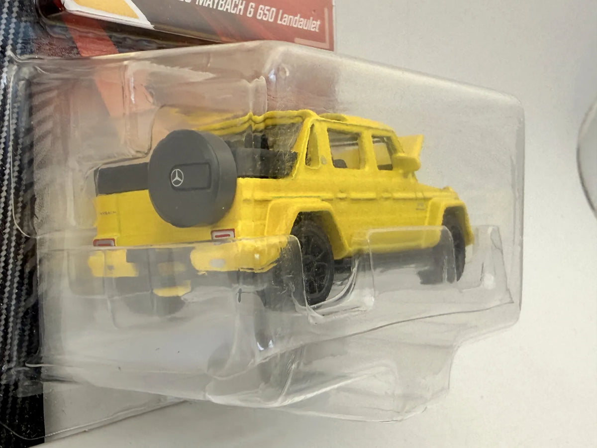 Mercedes-Maybach G 650 Landaulet Premium Majorette Żółty 1:64 – zdjęcie 3