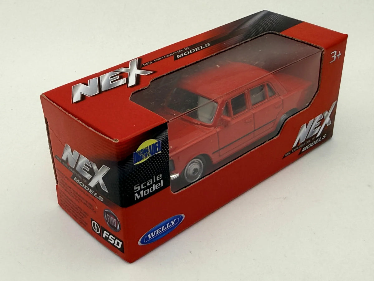 FIAT 125 NEX Welly Czerwony 1:55 – zdjęcie 3