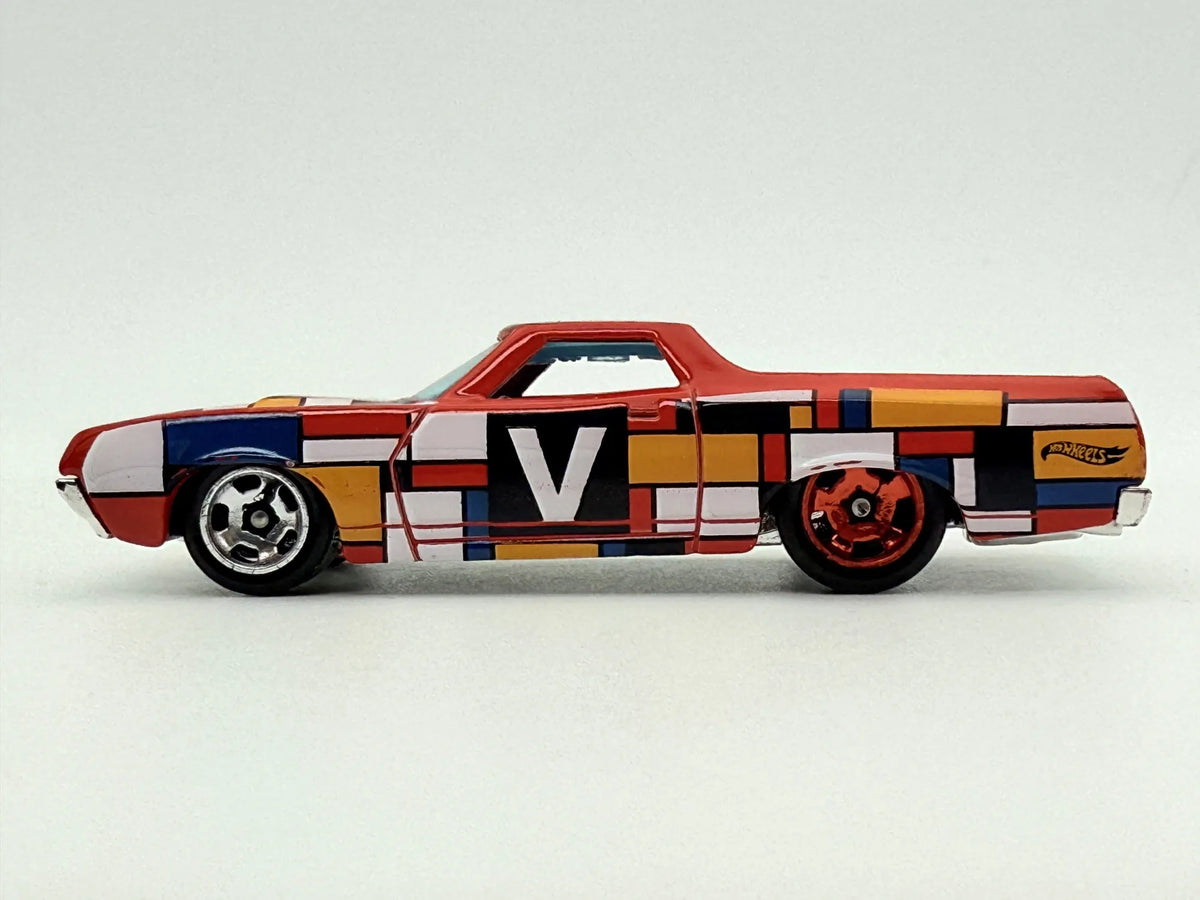 72 Ford Ranchero Hot Wheels Czerwony 1:64 – zdjęcie 3