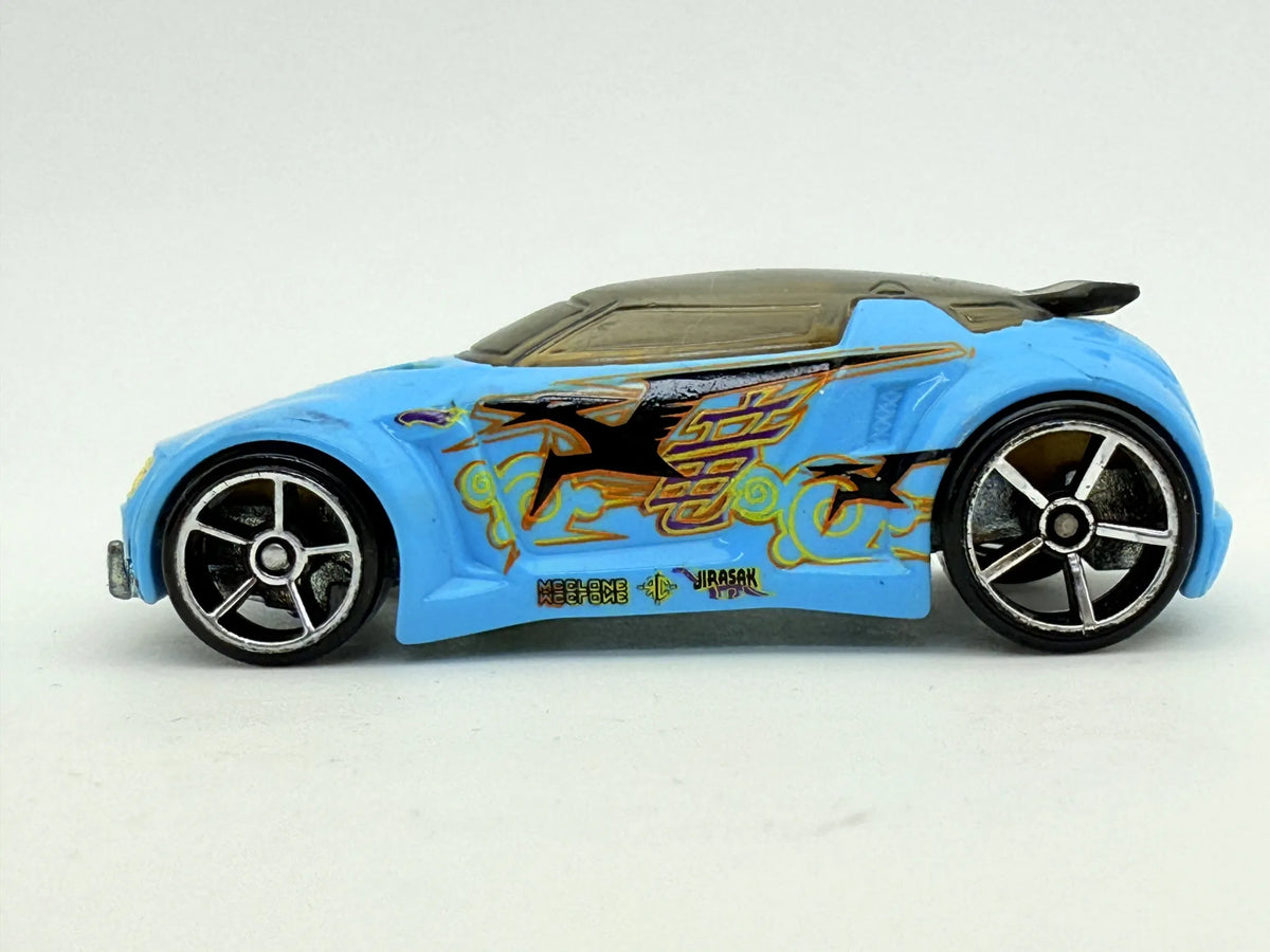 High Voltage Hot Wheels Niebieski 1:64 – zdjęcie 3