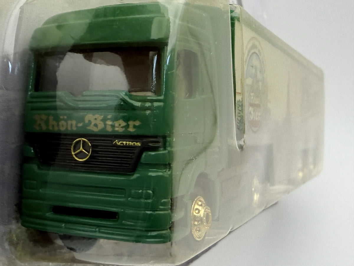 MAN F2000 DGD 1:87 Ciężarówka Promocyjna Rhöner Bier Blister Zielony – zdjęcie 3