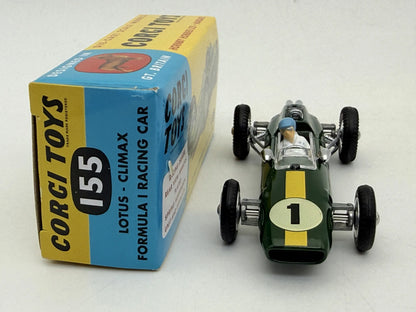 LOTUS CLIMAX FORMULA 1 Corgi Ciemnozielony 1:43 Made in United Kingdom – zdjęcie 3