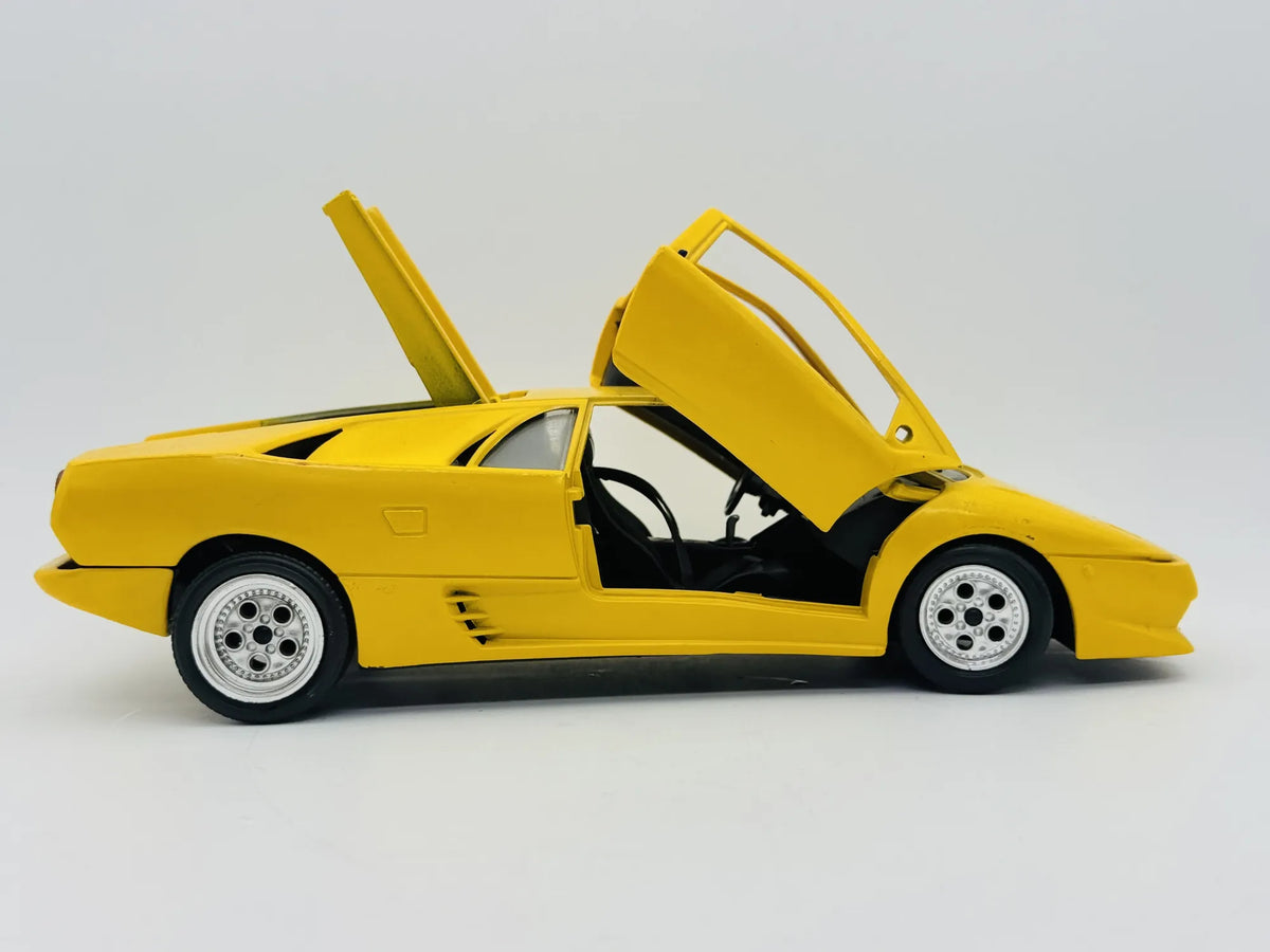 Lamborghini Diablo Polistil 1:18 Made in Italy Luzak Żółty – zdjęcie 3