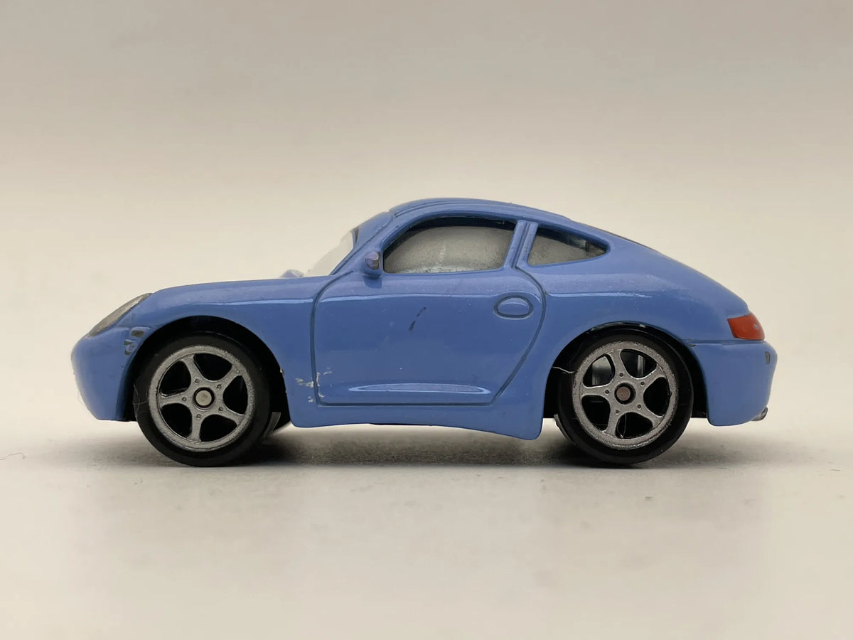 Sally Carrera PORSCHE 911, Auta Disney/Pixar, Die cast H6407 Niebieski 1:64 – zdjęcie 3