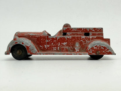 ZABYTKOWY WÓZ STRAŻACKI Ahrens Ladder Truck, Hubley Kiddie Toy 1950 r. 1:43 – zdjęcie 3