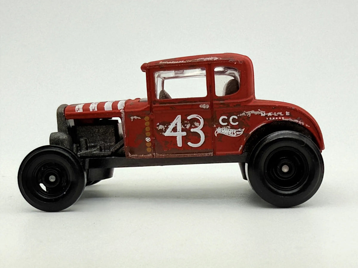 Ford Model A Custom '31, Hot Wheels 2025, die cast resoraki, bordowy, 1:64 – zdjęcie 3