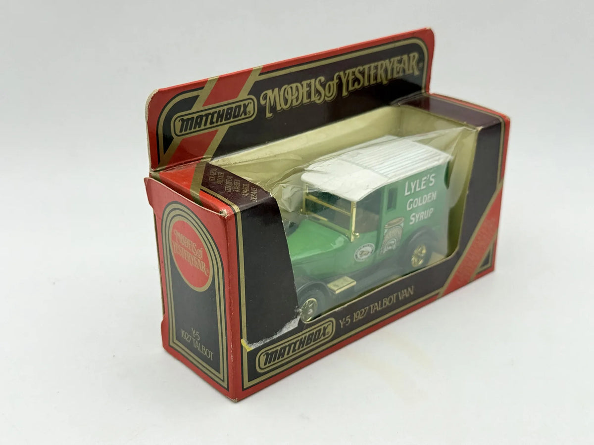 1927 TALBOT VAN Models of Yeasteryear Matchbox 1986 Zielony 1:47 – zdjęcie 3