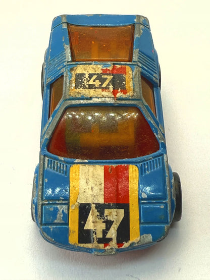 BMW Turbo Motor Majorette '80 Niebieski 1:64 Made in France – zdjęcie 3