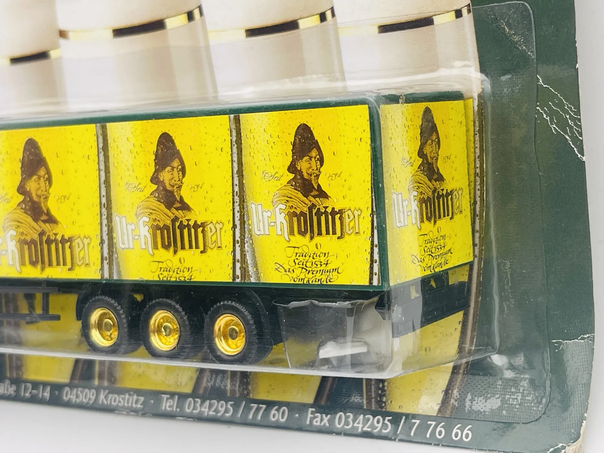 Mercedes-Benz Hümmer 1:87 Ciężarówka Promocyjna Ur-Krostitzer Blister – zdjęcie 3