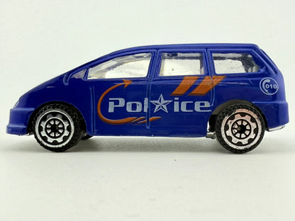 Minivan Policyjny Policja Niebieski 1:64 – zdjęcie 3