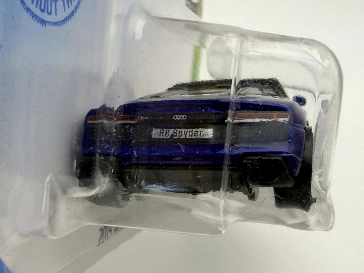 2019 Audi R8 Spyder HW EXOTICS Hot Wheels 2019 Niebieski 1:64 – zdjęcie 3