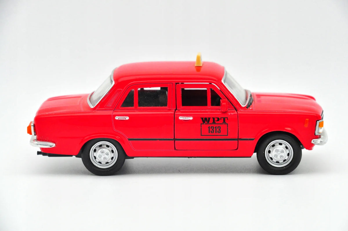 FIAT 125P, Welly, Resoraki, Die cast 42399, Czerwony, 1:34 – zdjęcie 3